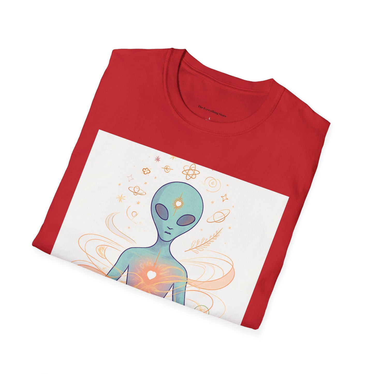 Meditative Alien T-Shirt - Unisex Graphic Tee