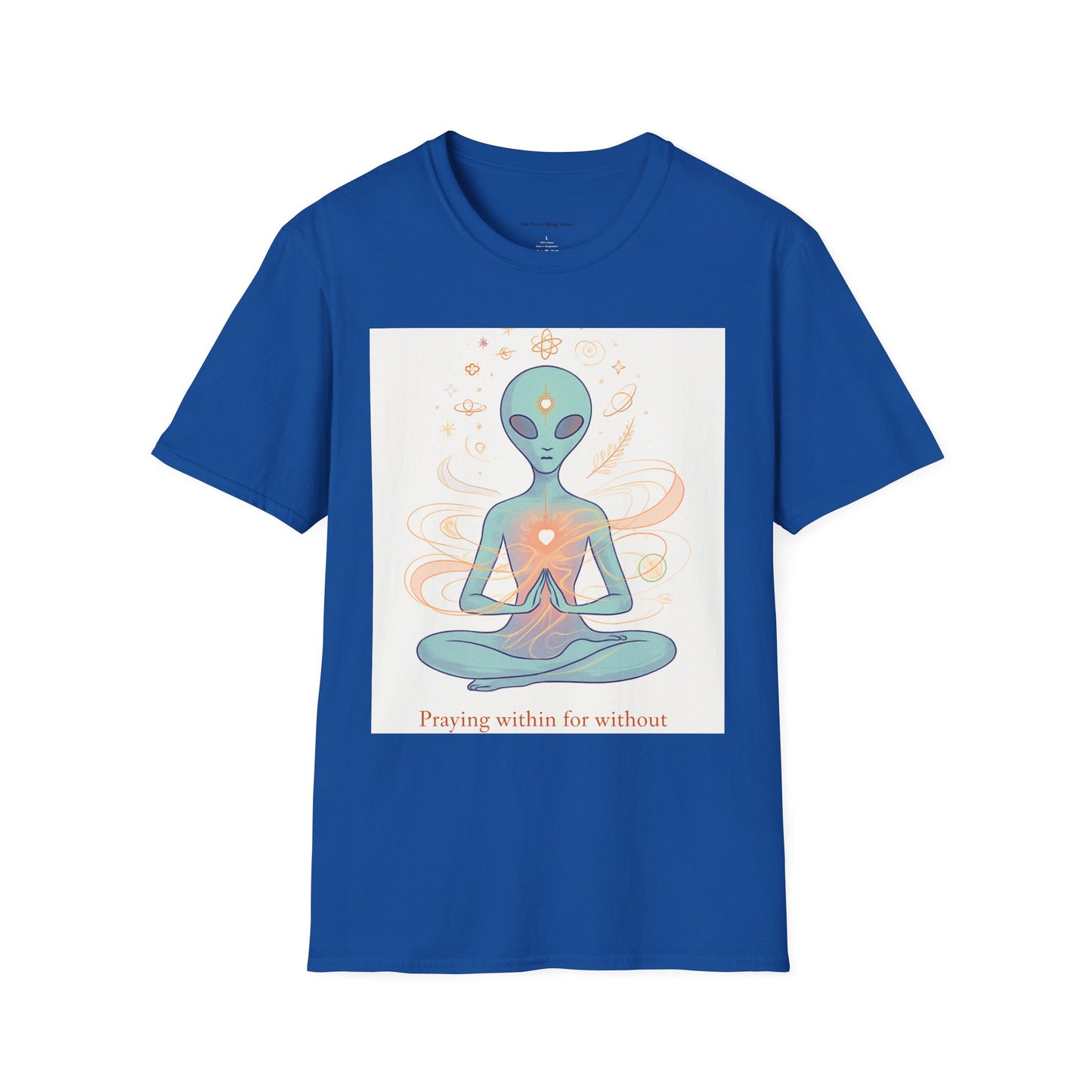 Meditative Alien T-Shirt - Unisex Graphic Tee