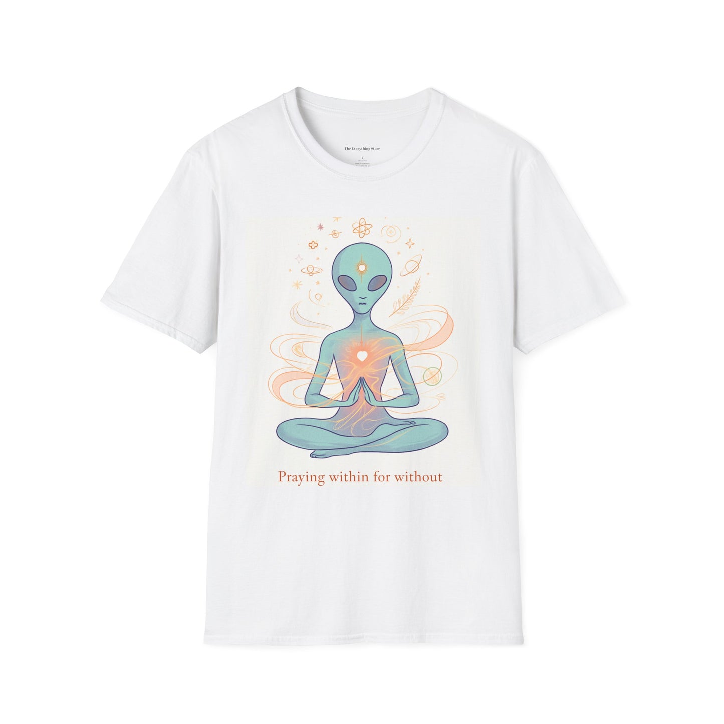Meditative Alien T-Shirt - Unisex Graphic Tee