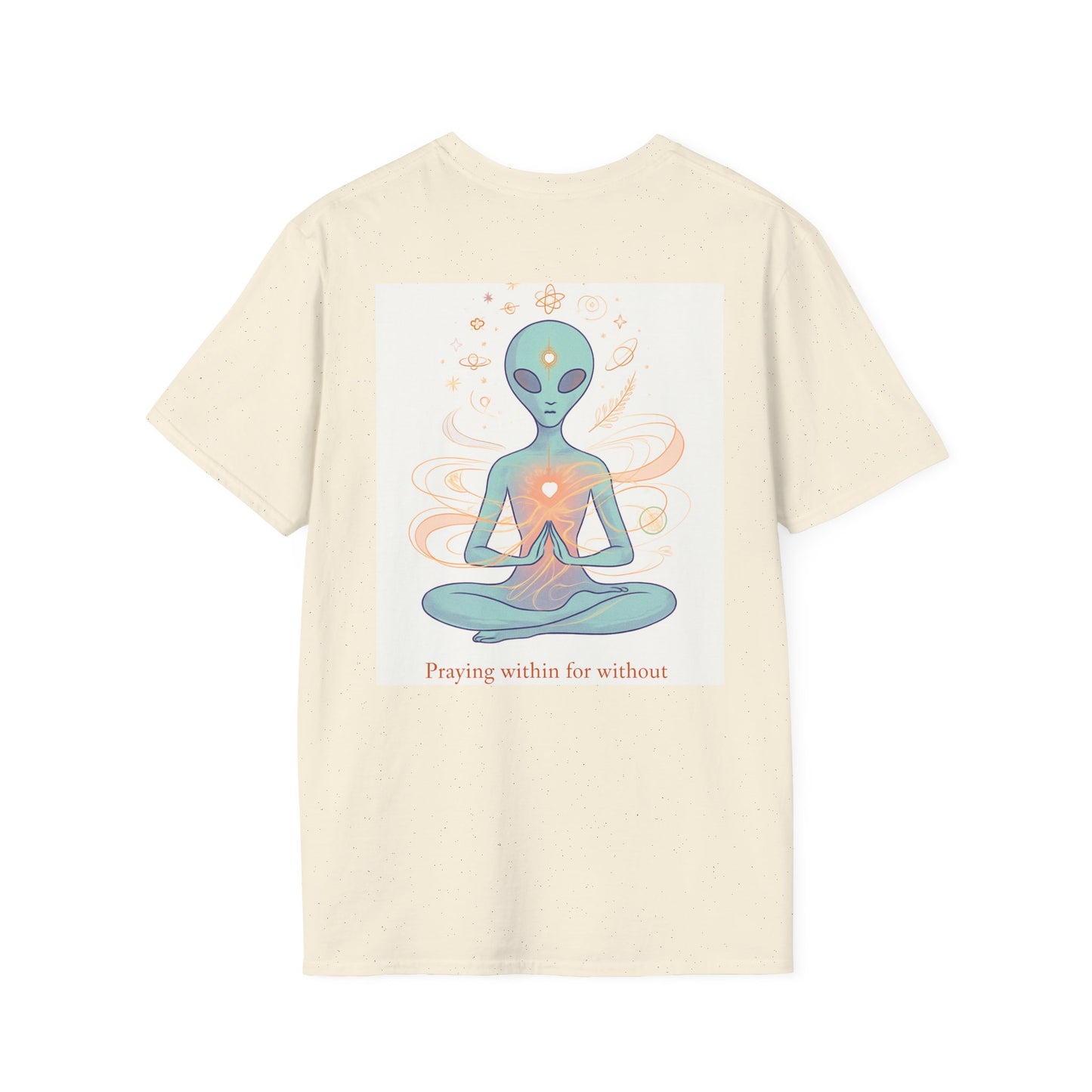 Meditative Alien T-Shirt - Unisex Graphic Tee
