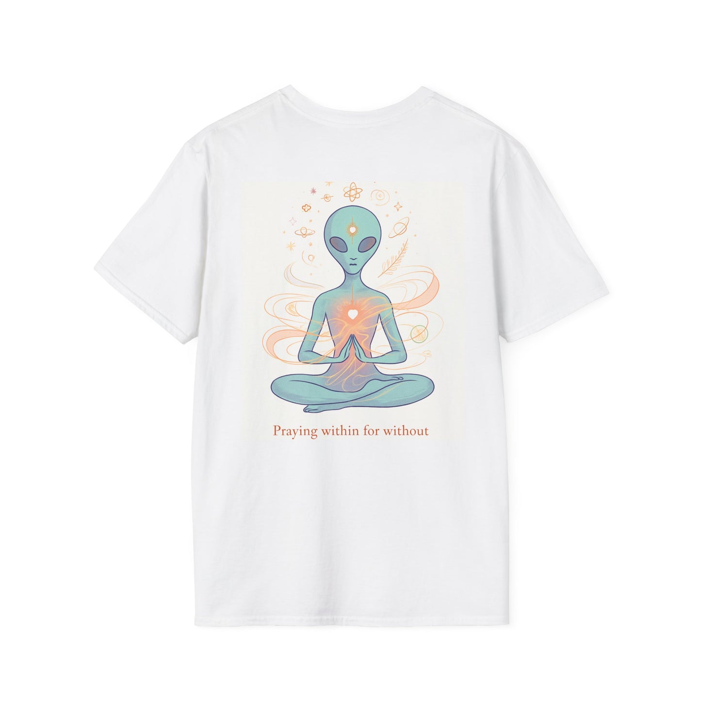 Meditative Alien T-Shirt - Unisex Graphic Tee