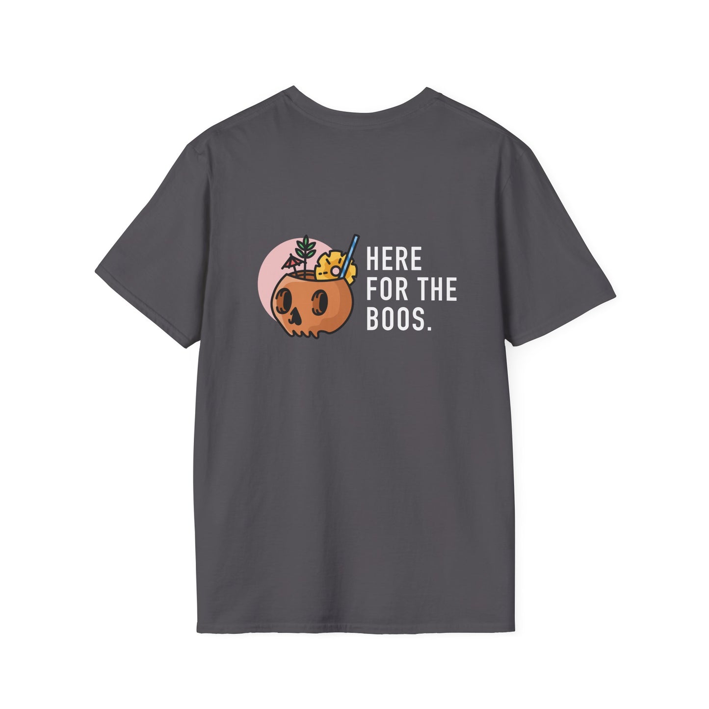 Halloween Unisex T-Shirt - Happy Hauntings & Here for the Boos