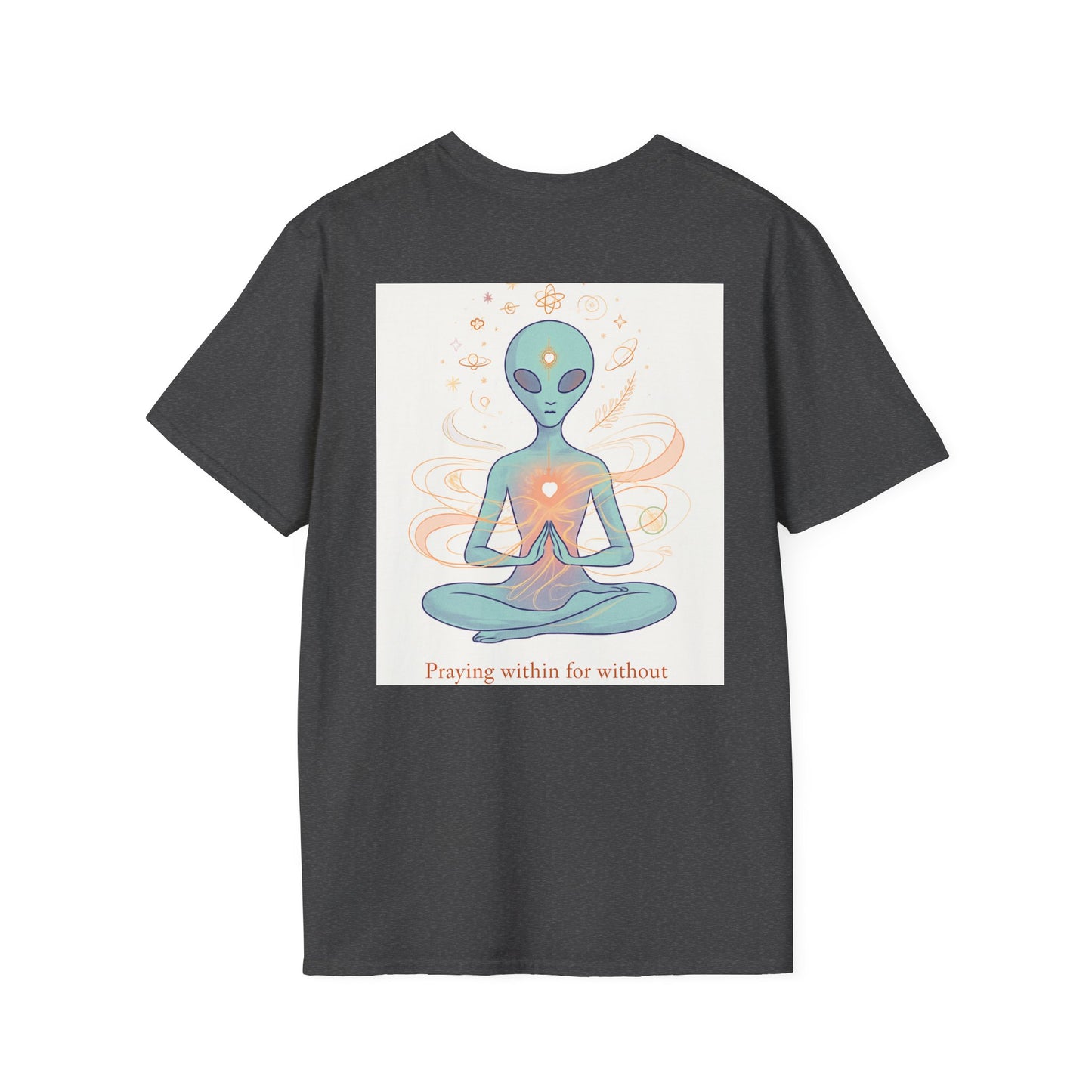 Meditative Alien T-Shirt - Unisex Graphic Tee