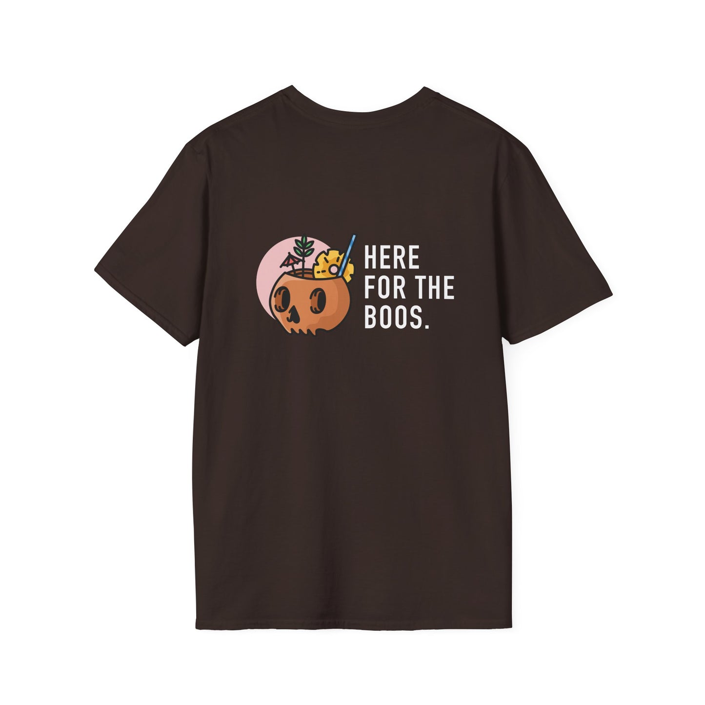 Halloween Unisex T-Shirt - Happy Hauntings & Here for the Boos