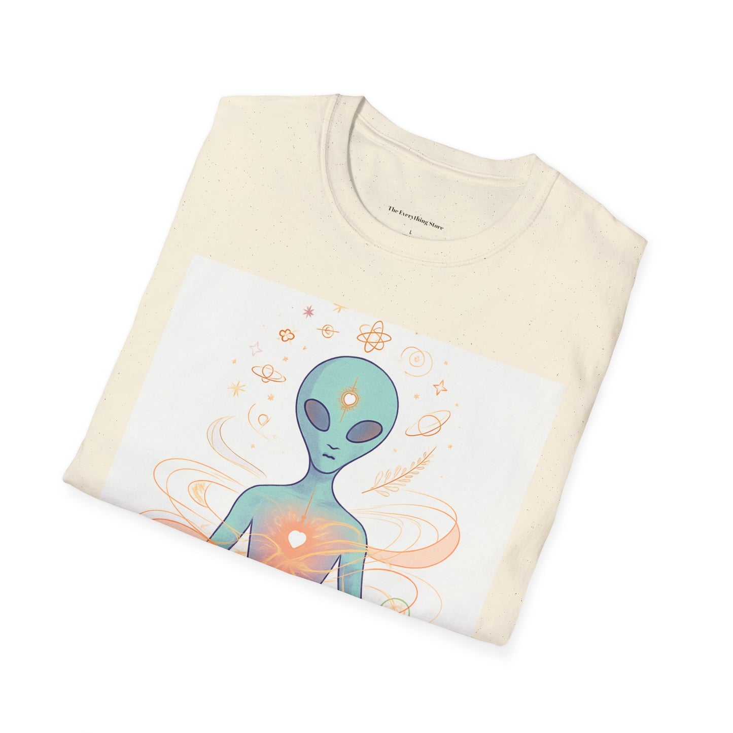 Meditative Alien T-Shirt - Unisex Graphic Tee
