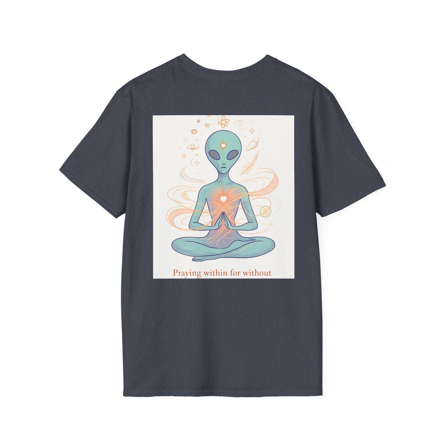 Meditative Alien T-Shirt - Unisex Graphic Tee