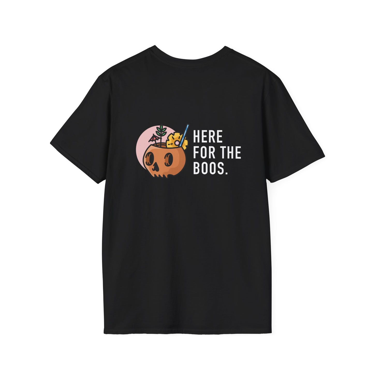 Halloween Unisex T-Shirt - Happy Hauntings & Here for the Boos