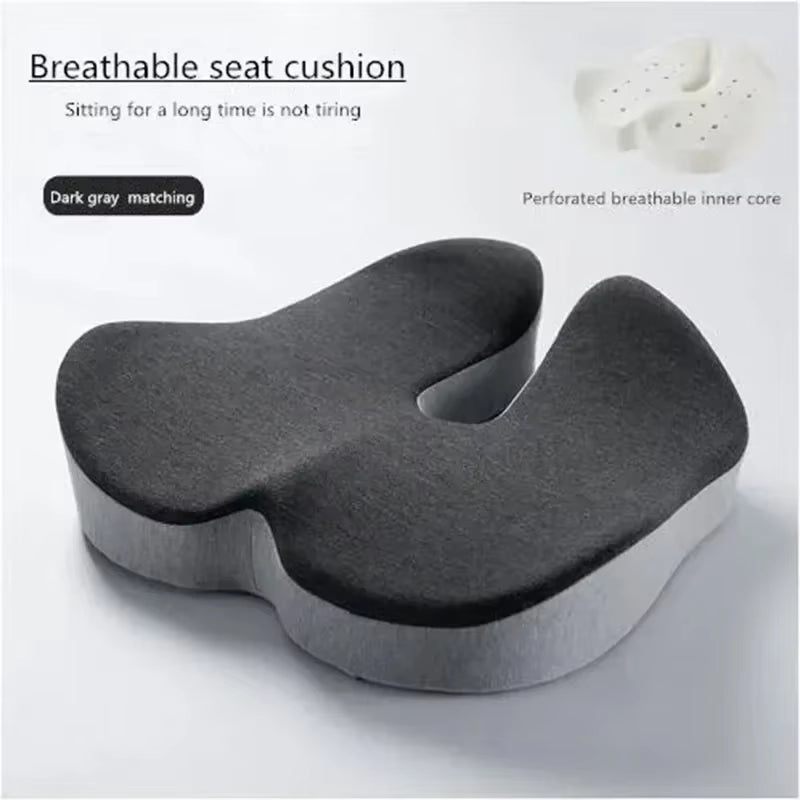 Woman Tailbone Pelvis Orthopedic Medical Seat Cushion Rebound Memory Foam Office Chair Cushion Beautiful Buttock Pad for Car