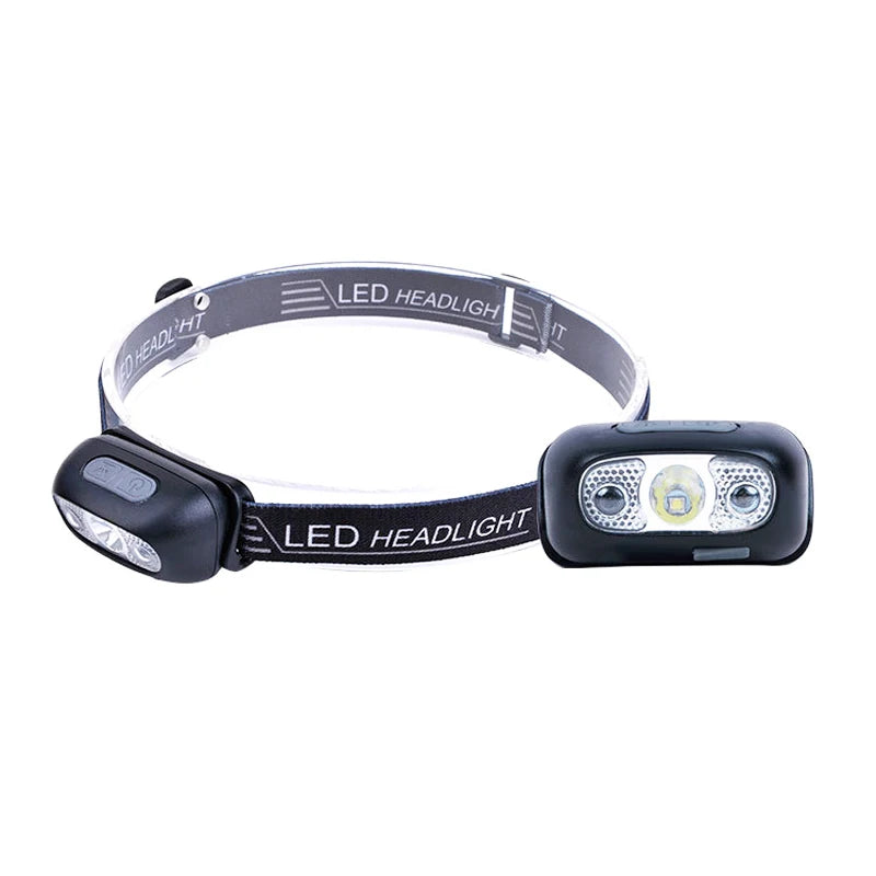 Powerful Waterproof Mini LED Headlamp - Perfect for Night Fishing and Outdoor Adventures