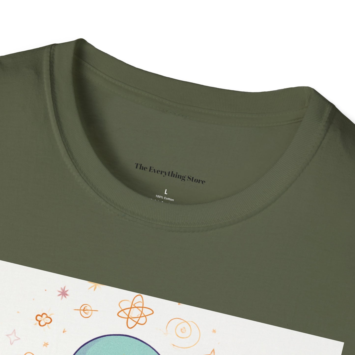 Meditative Alien T-Shirt - Unisex Graphic Tee