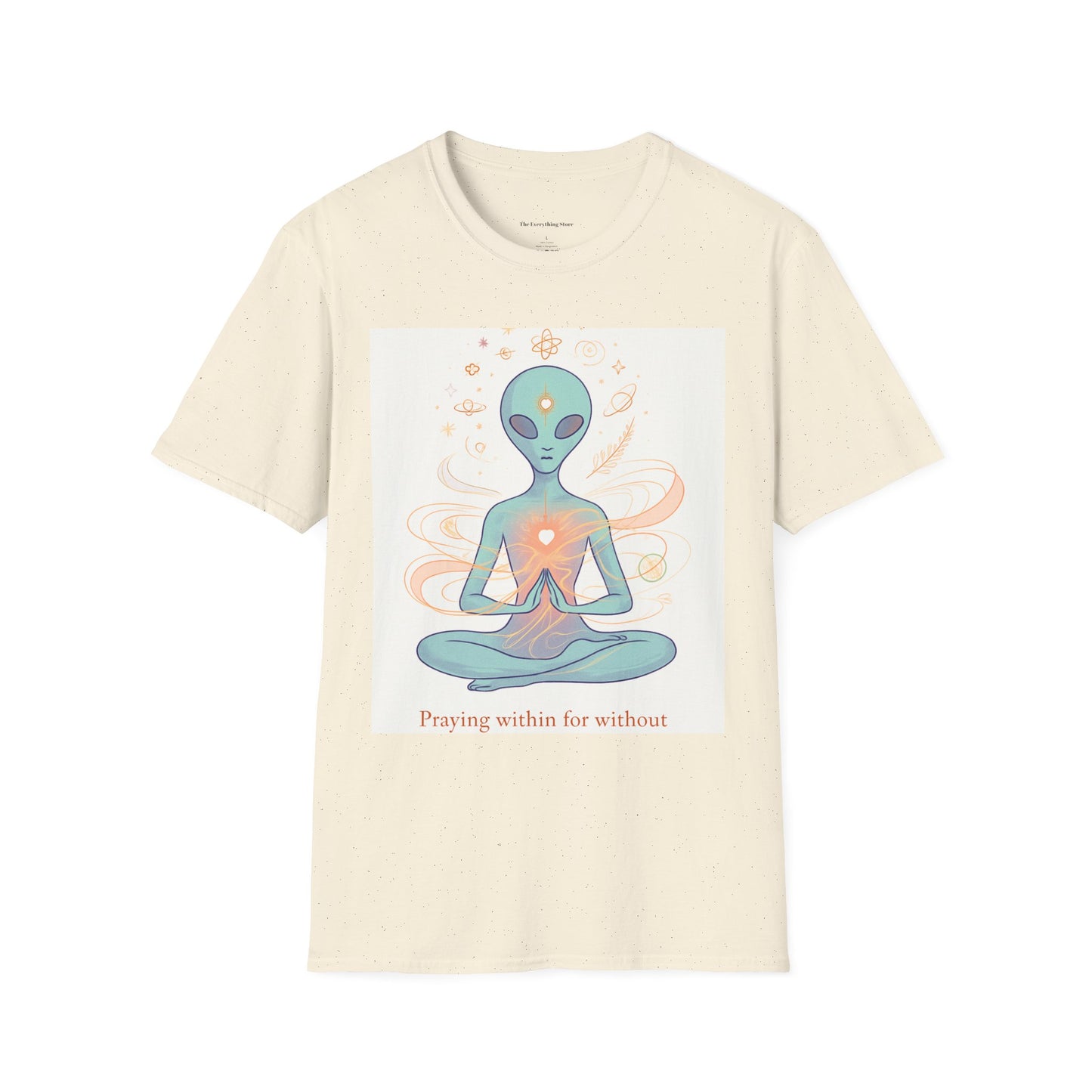 Meditative Alien T-Shirt - Unisex Graphic Tee