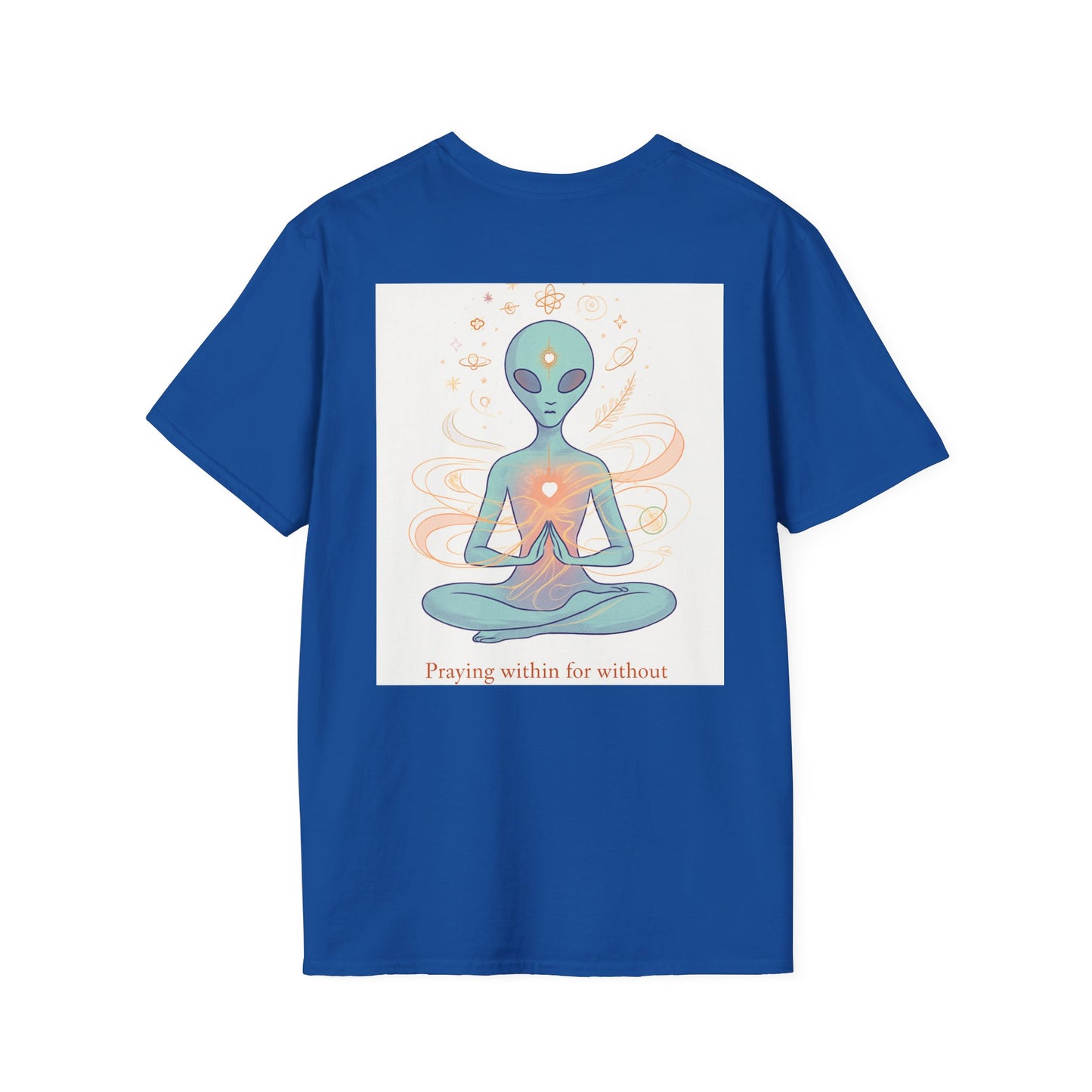 Meditative Alien T-Shirt - Unisex Graphic Tee