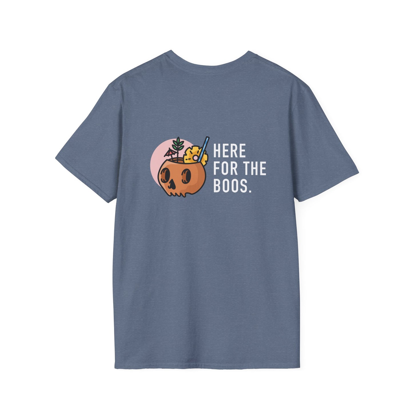 Halloween Unisex T-Shirt - Happy Hauntings & Here for the Boos
