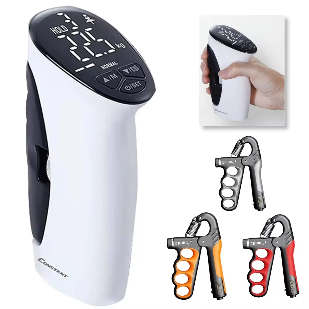 LED Digital Hand Grip Dynamometer - Professional Power Strength Trainer for Optimal Fitness Performance