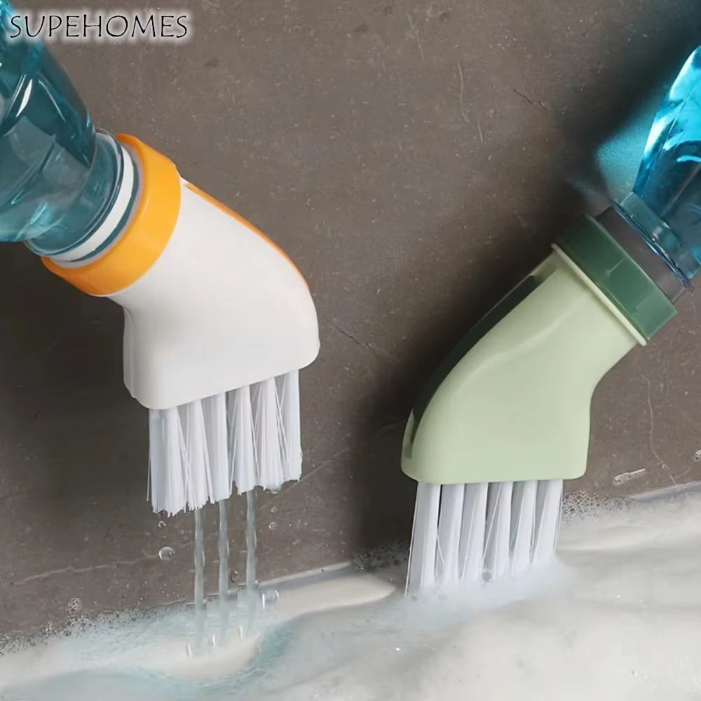2-in-1 Multifunctional Gap & Water Bottle Cleaning Brush - Convenient Plastic Kitchen Tool