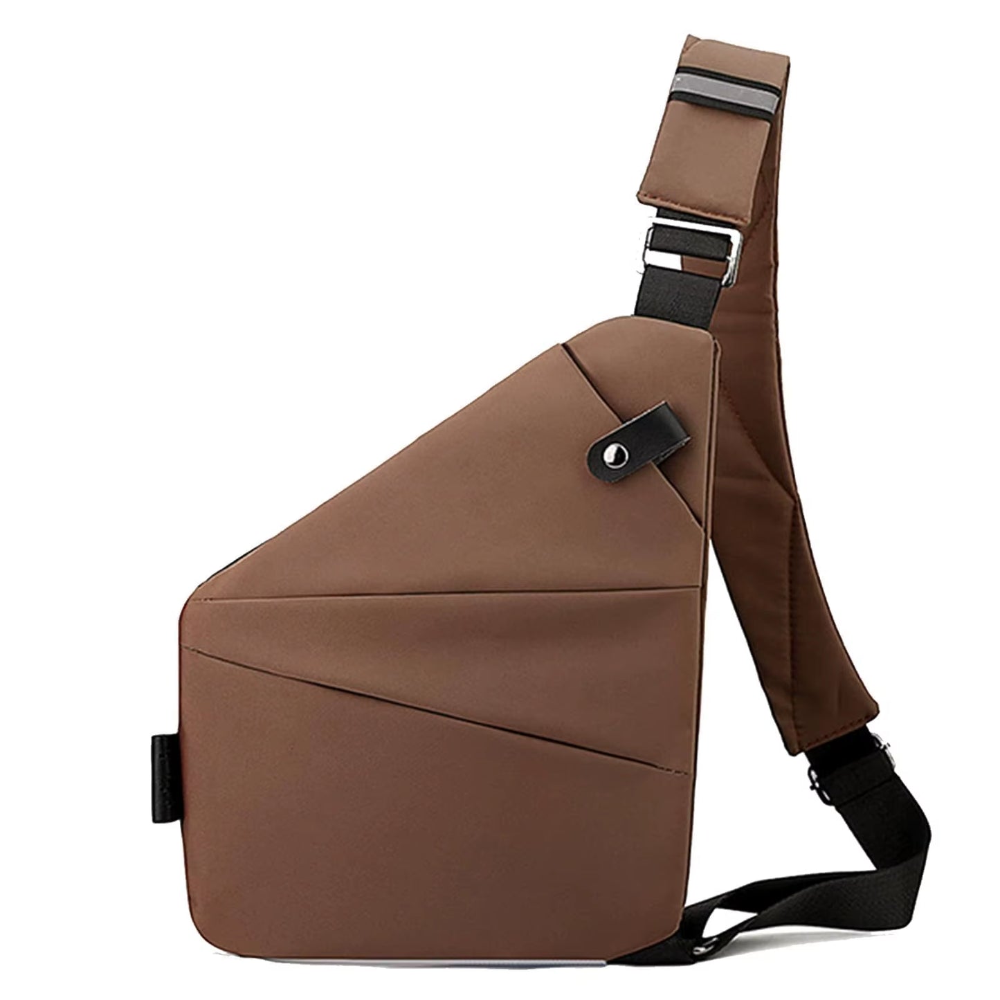 Stylish Waterproof Anti-Theft Crossbody Bag for Men - Multifunctional Chest Messenger Fanny Pack