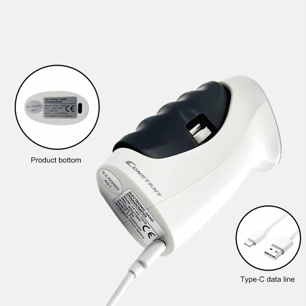 LED Digital Hand Grip Dynamometer - Professional Power Strength Trainer for Optimal Fitness Performance
