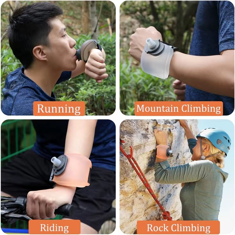 Adjustable Outdoor Running Wrist Water Bottle – Perfect Sport Companion for Cycling and Marathons