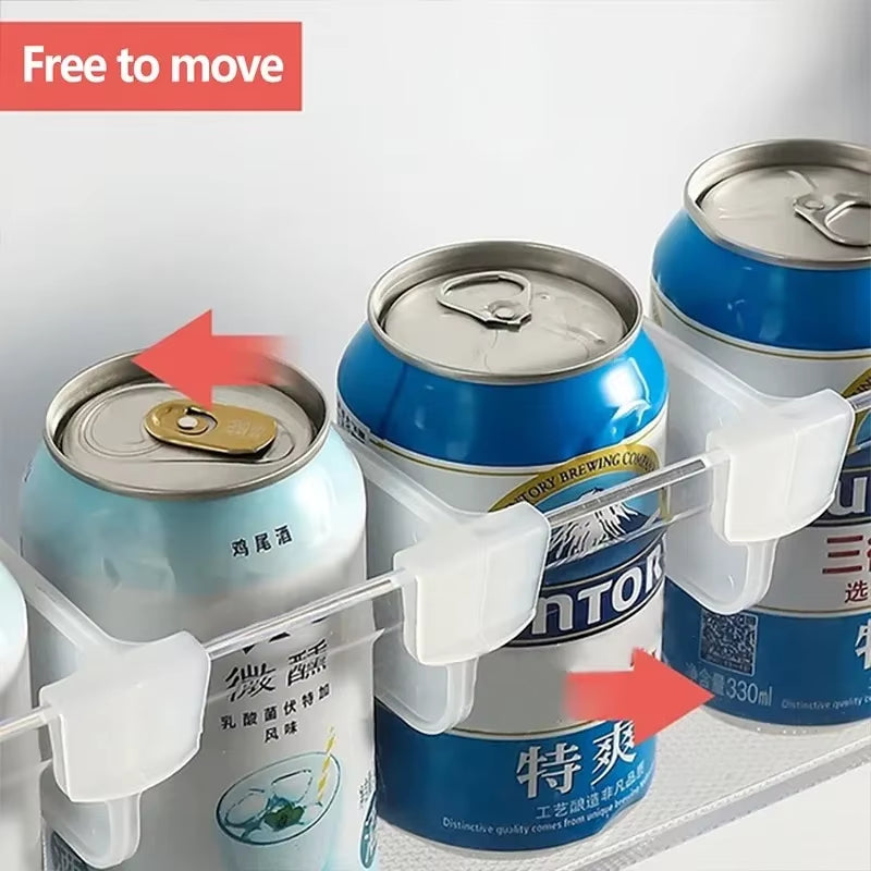 Maximize Your Fridge Space with Efficient Organizer Shelf Dividers for Eggs, Bottles, and More!