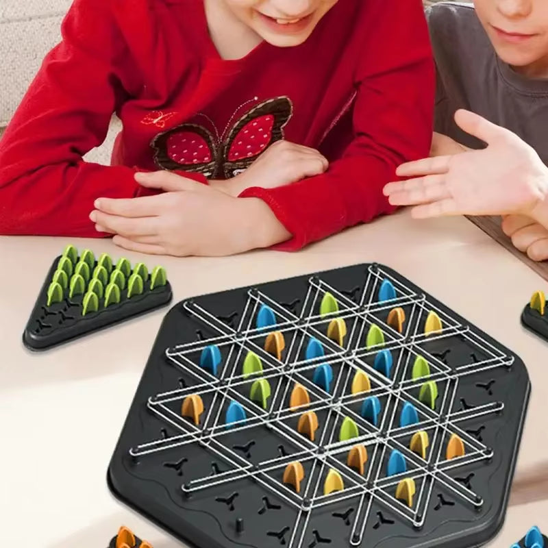 Ultimate Geometry Triangle Chess Puzzle Game - Fun Family Interactive Toy for Logical Thinking and Party Battles!