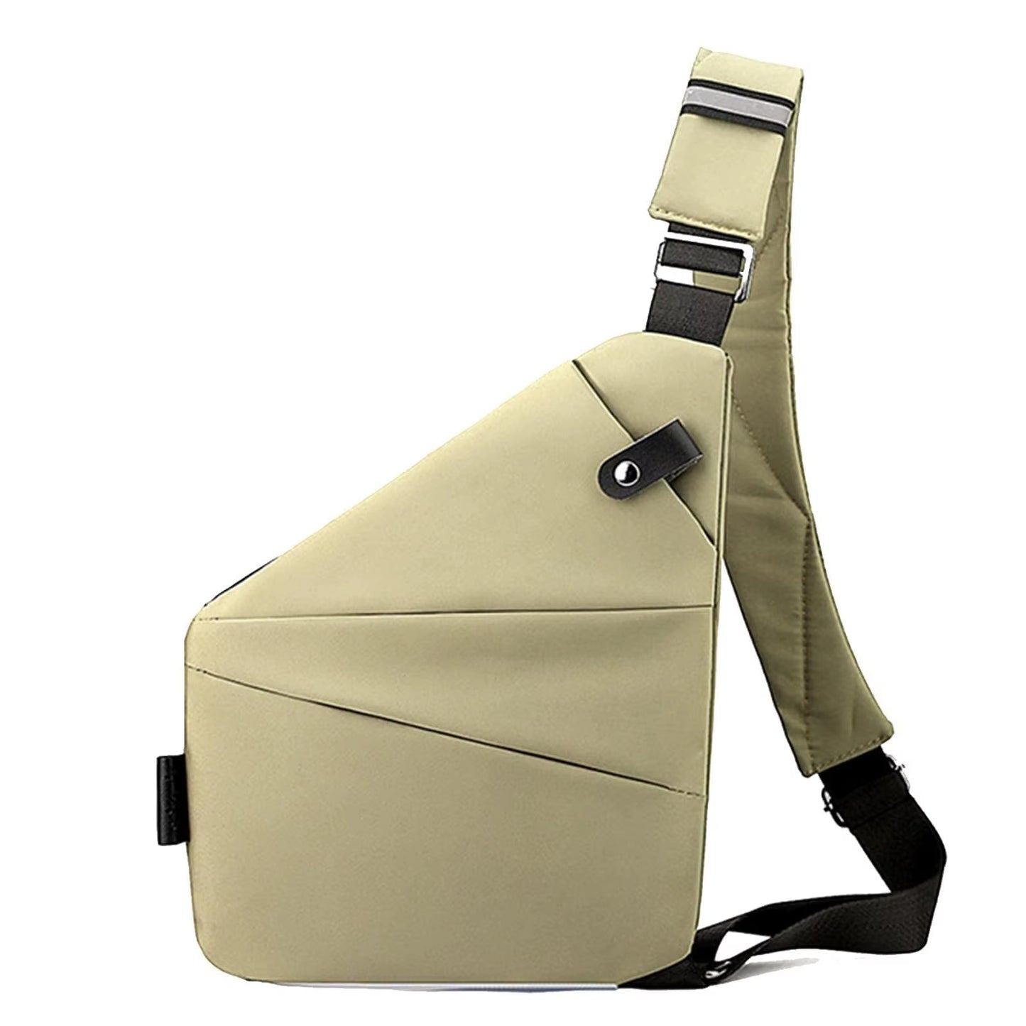 Stylish Waterproof Anti-Theft Crossbody Bag for Men - Multifunctional Chest Messenger Fanny Pack