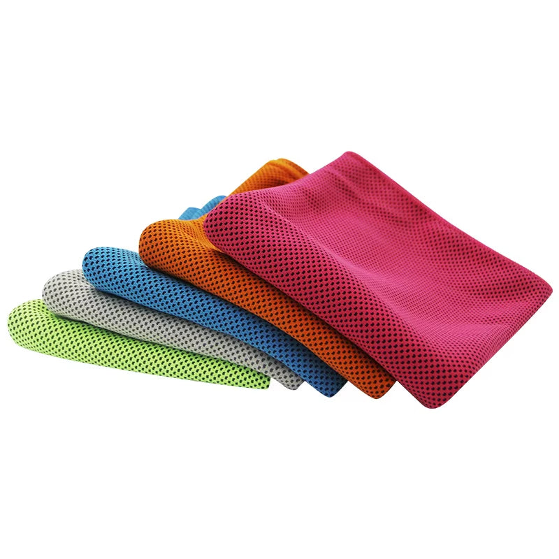 Ultra-Cooling Microfiber Towels for Yoga, Gym & Outdoor Sports - Stay Cool This Summer!