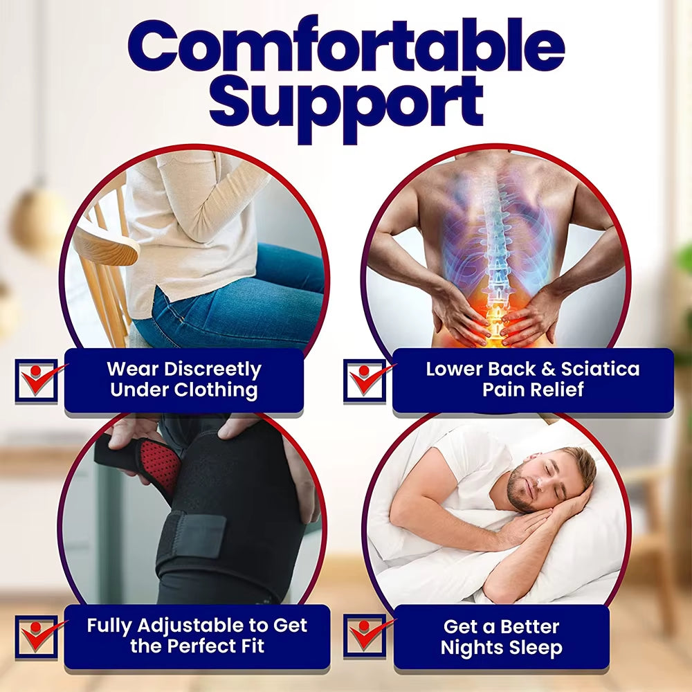 Ultimate Hip & Thigh Compression Sleeve – Superior Support for Hip Pain, Sciatica, and Muscle Strains