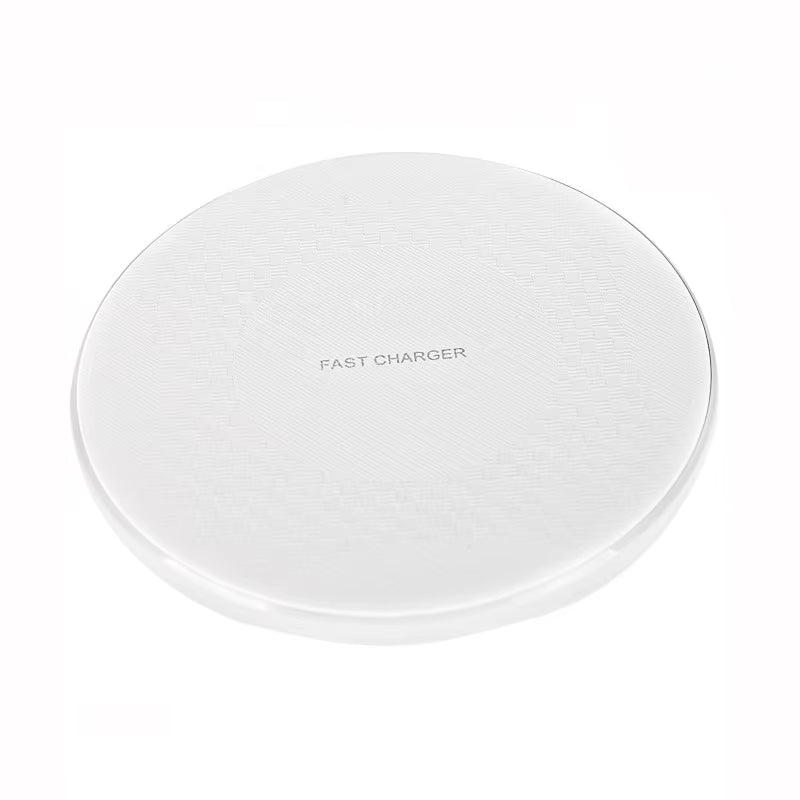 VIKEFON Ultra-Thin Wireless Charger Pad Stand - Fast Charging Dock for iPhone 14/13/12, Samsung & Xiaomi