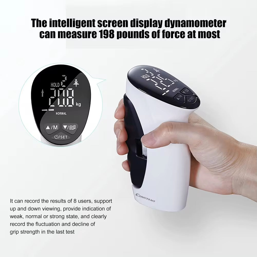 LED Digital Hand Grip Dynamometer - Professional Power Strength Trainer for Optimal Fitness Performance