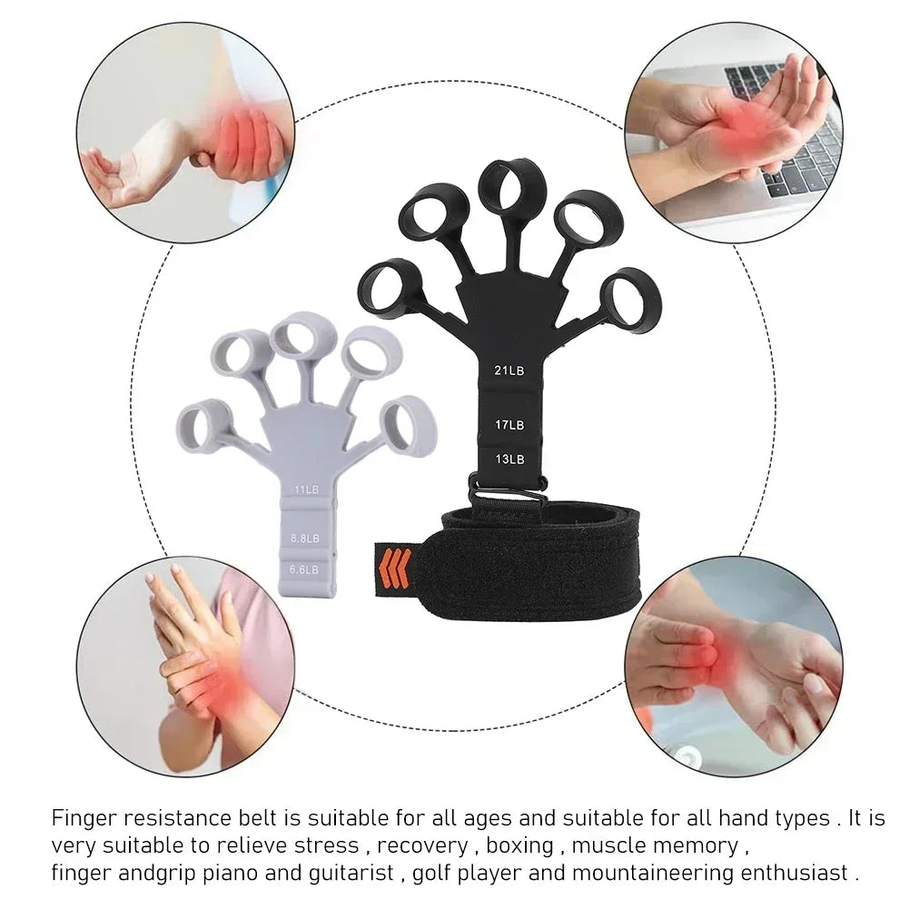 Ultimate Finger Strengthener - Hand Grip Trainer for Guitarists and Rehabilitation
