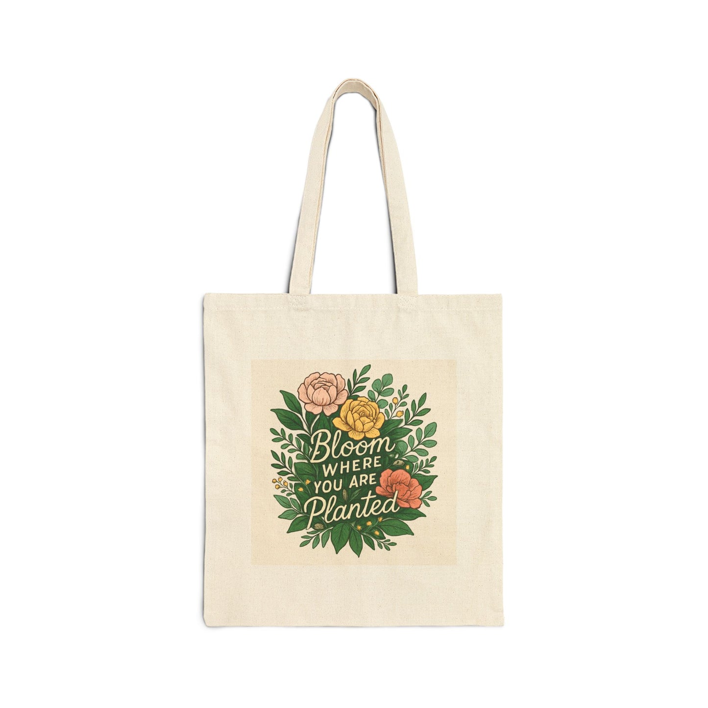 Cotton Canvas Tote Bag