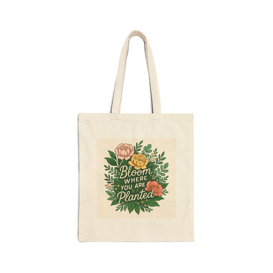 Cotton Canvas Tote Bag