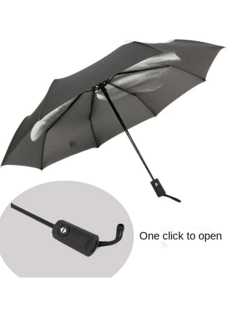 Unique Windproof Middle Finger Umbrella - Stylish Folding Design for Bold Individuals