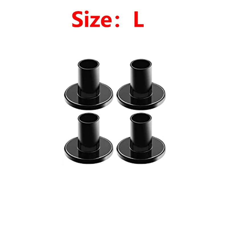 4 Pcs Non-Slip High Heel Protectors - Silent & Shockproof Stoppers for Ultimate Comfort