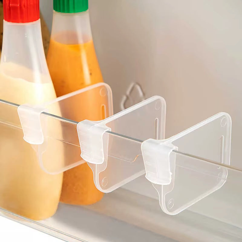 Maximize Your Fridge Space with Efficient Organizer Shelf Dividers for Eggs, Bottles, and More!