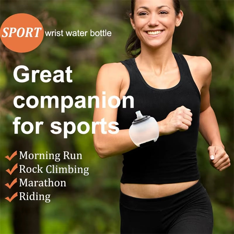Adjustable Outdoor Running Wrist Water Bottle – Perfect Sport Companion for Cycling and Marathons