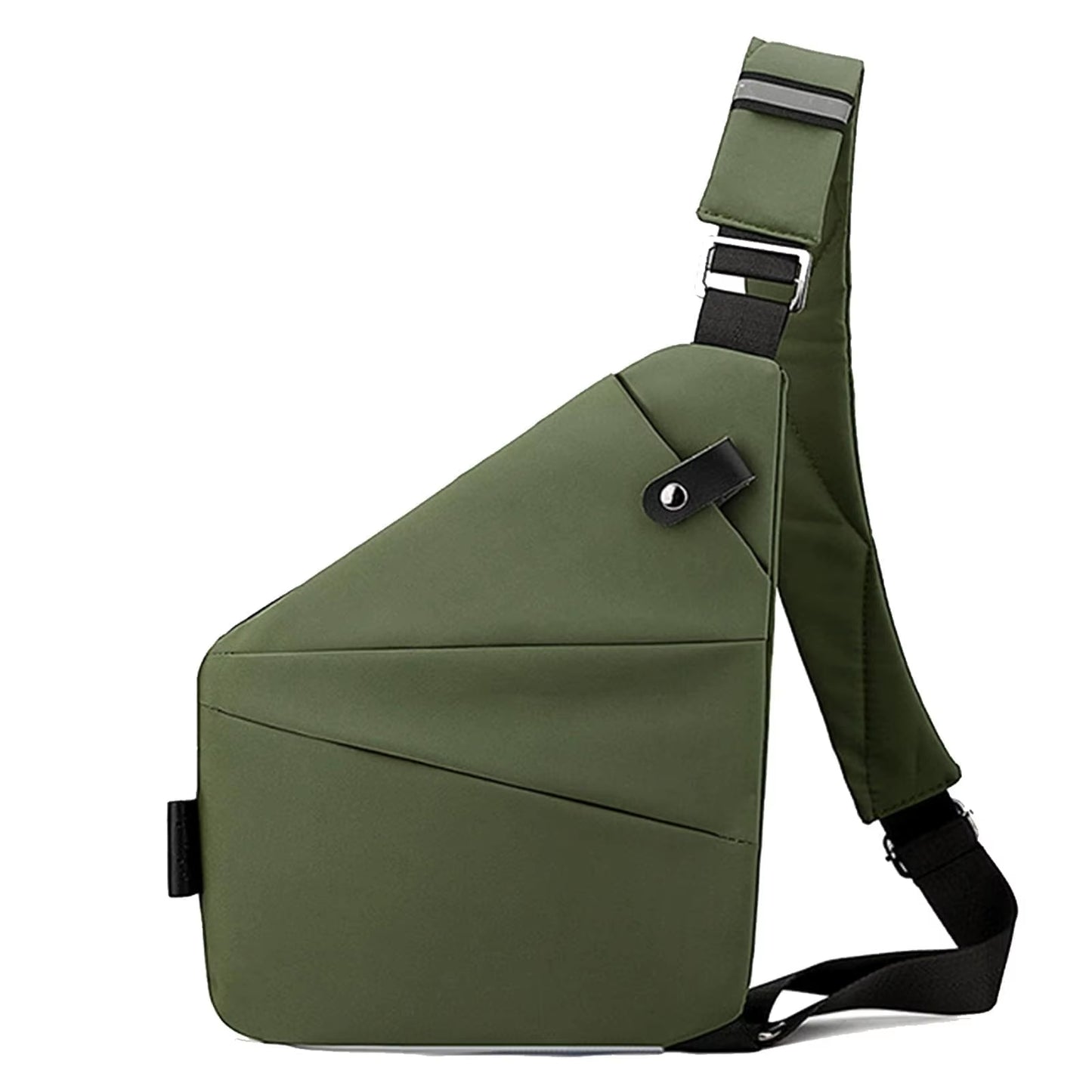 Stylish Waterproof Anti-Theft Crossbody Bag for Men - Multifunctional Chest Messenger Fanny Pack