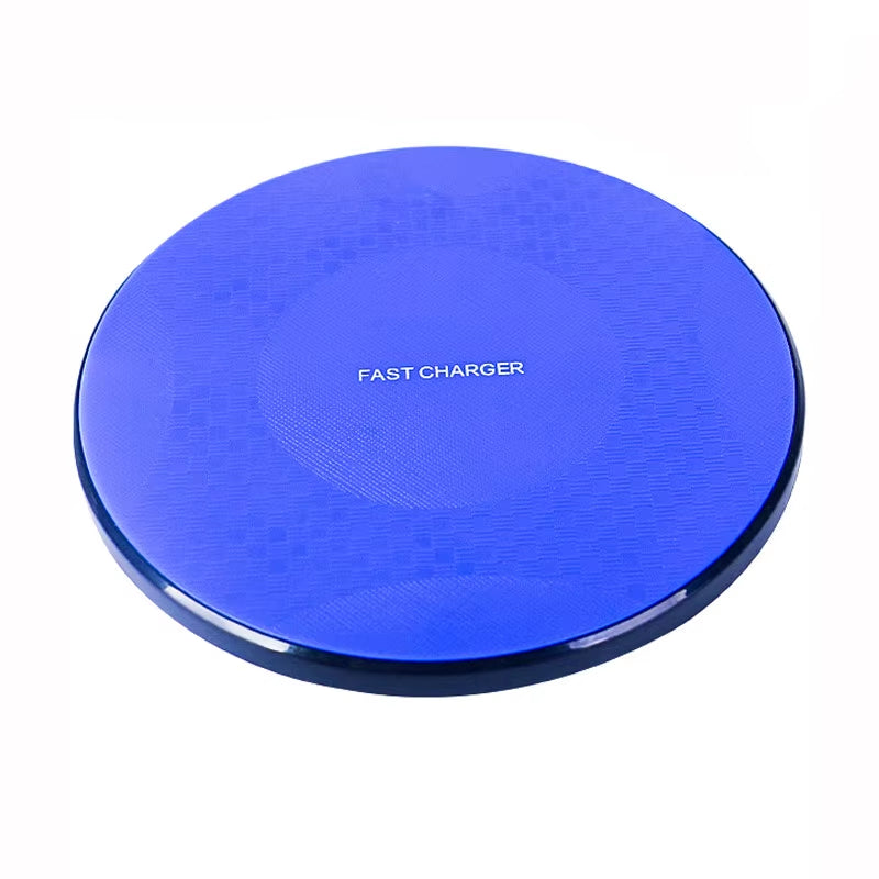 VIKEFON Ultra-Thin Wireless Charger Pad Stand - Fast Charging Dock for iPhone 14/13/12, Samsung & Xiaomi