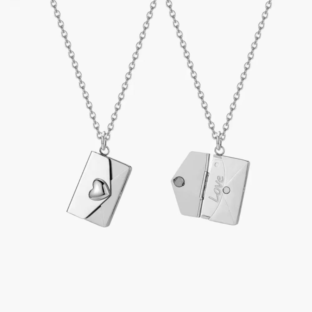 My Little Star Engraved Book Pendant Necklace for Daughter - Openable Pages Stainless Steel Birthday Gift