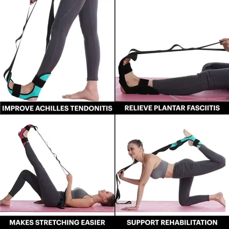 Ultimate Yoga Leg Stretching Band for Flexibility & Rehabilitation - Perfect for Plantar Fasciitis and Foot Care