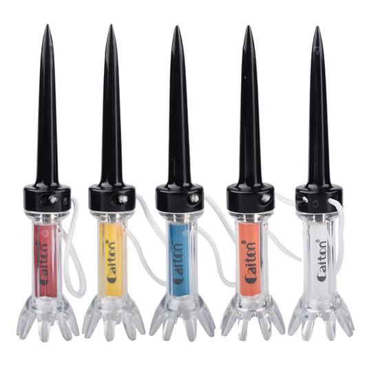 Premium 5-Pack Magnetic Golf Tees – 90mm (3.11 Inch) Multicolor Plastic Set for Enhanced Performance