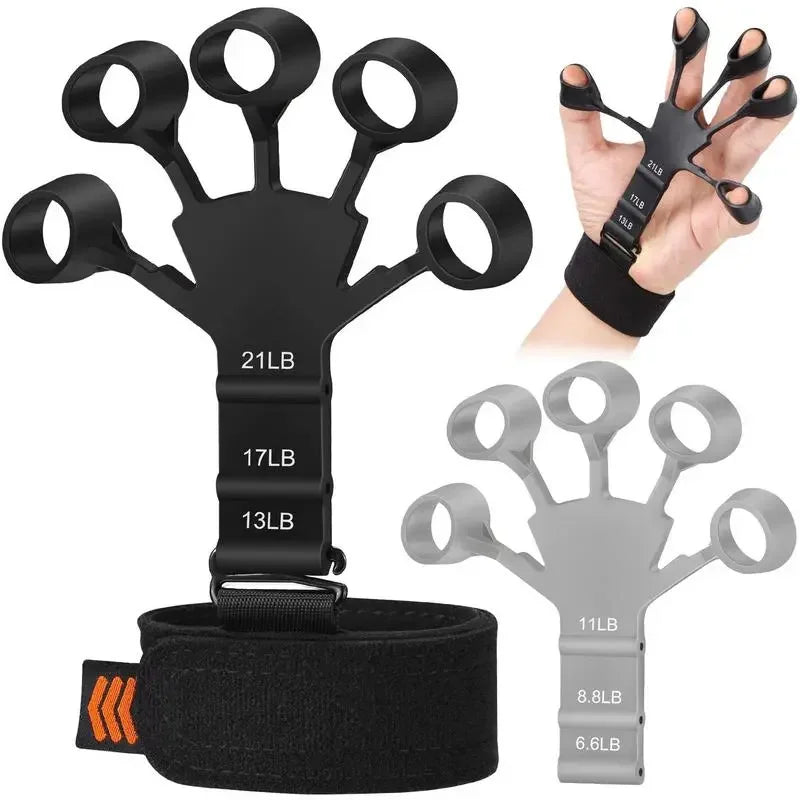 Ultimate Finger Gripper & Exerciser – 6 Resistance Levels for Hand Strength Training & Recovery